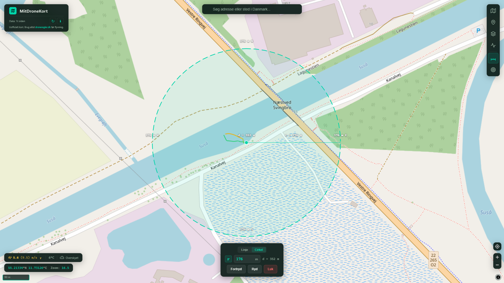 MitDroneKort skærmbillede 6