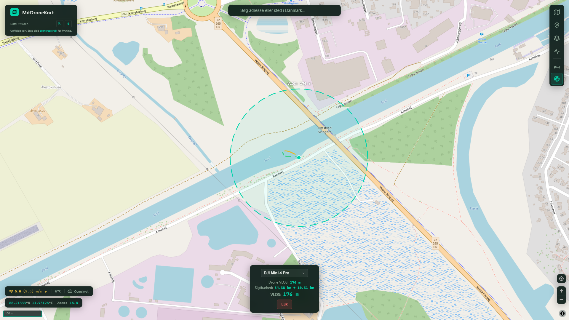 MitDroneKort skærmbillede 8